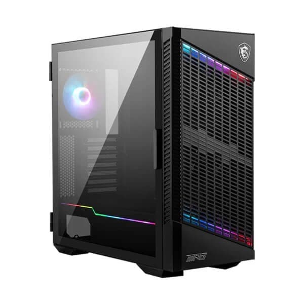 MSI MPG Velox 100P Airflow ARGB (ATX) Mid Tower Cabinet (Black) - 1