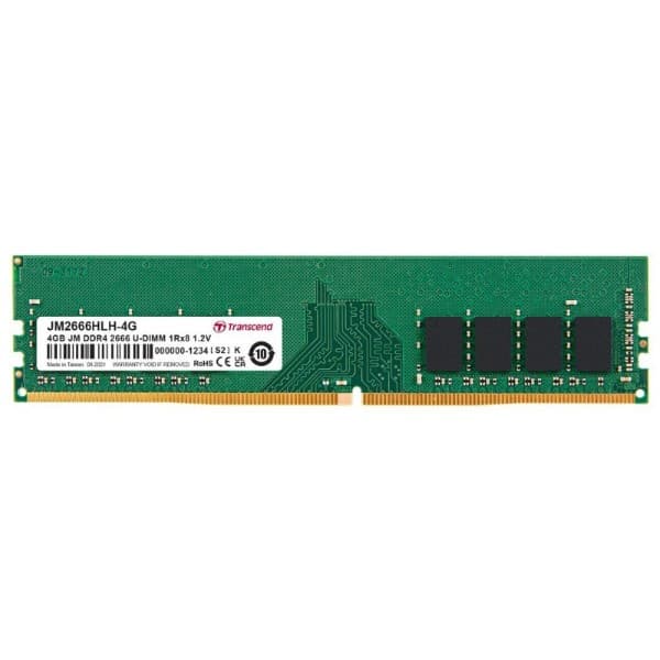 Transcend 4GB DDR4 2666 Mhz Desktop Memory JM2666HLH-4G - 1