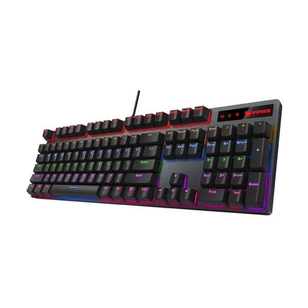 Rapoo V500 Pro Full Size RGB Mechanical Gaming Keyboard (Black) - 4