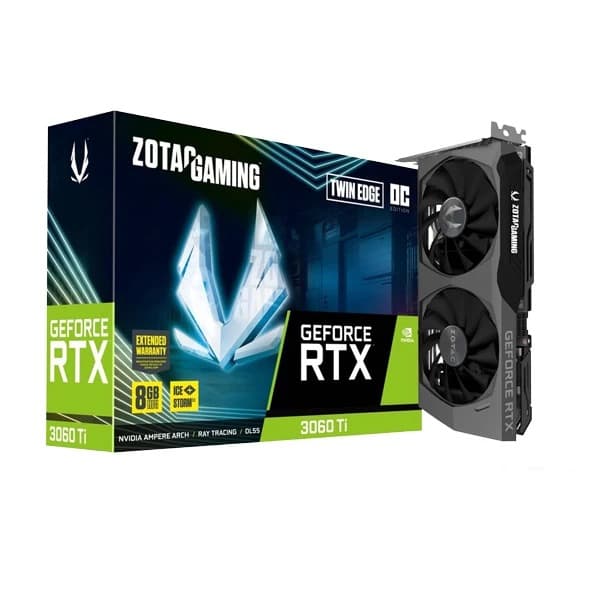 ZOTAC Gaming GeForce RTX 3060 Ti Twin Edge OC LHR Graphic Card - 1