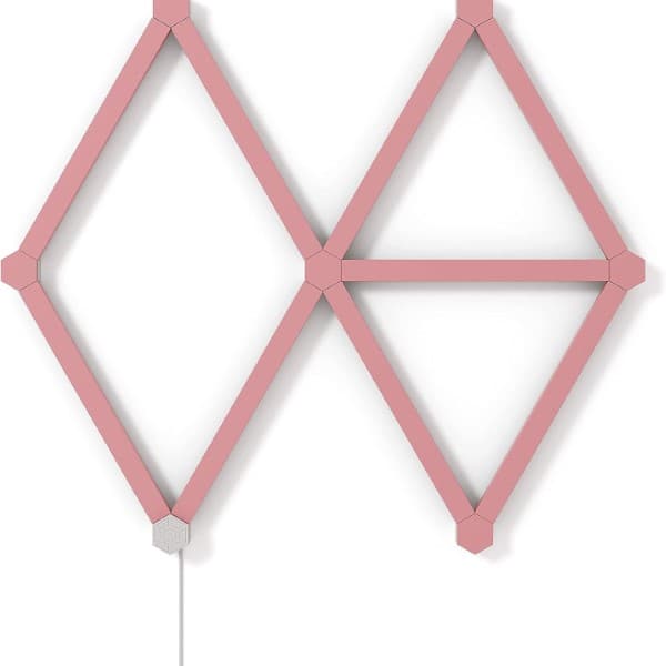 Nanoleaf Lines Skins Matte Pink 9 Pack - 3