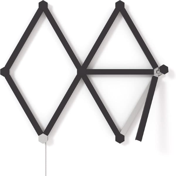 Nanoleaf Lines Skins Matte Black 9 Pack - 3