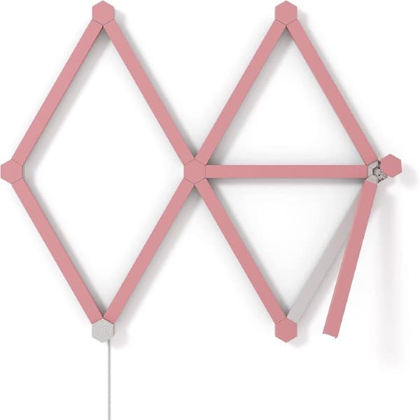 Nanoleaf Lines Skins Matte Pink 9 Pack - 2