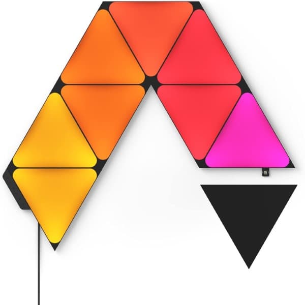 Nanoleaf Shapes Limited Edition Ultra Black Triangles Smarter Kit (9 Panels) - 1