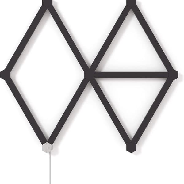 Nanoleaf Lines Skins Matte Black 9 Pack - 2