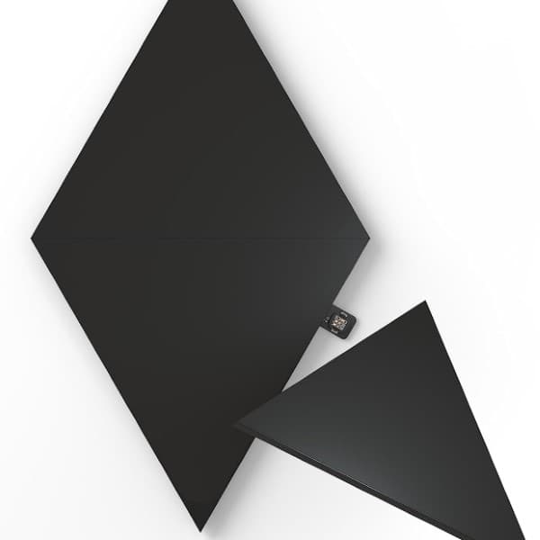 Nanoleaf Shapes Ultra Black Triangles Expansion 3 Pack - 2
