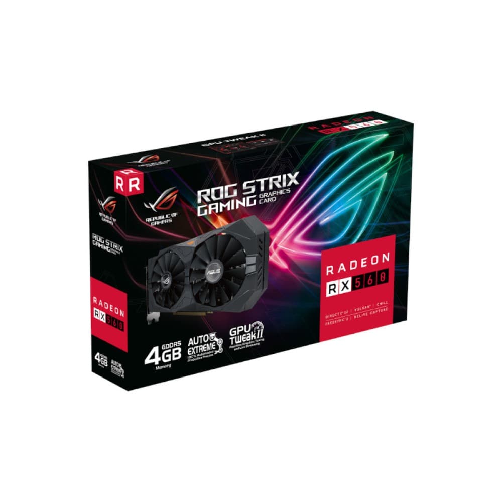 Asus Rog Strix Radeon Rx 560 V2 4Gb Gddr5 Graphic Card - 1