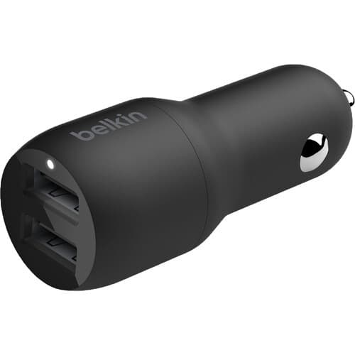 Belkin Dual USB-A Car Charger (24W)