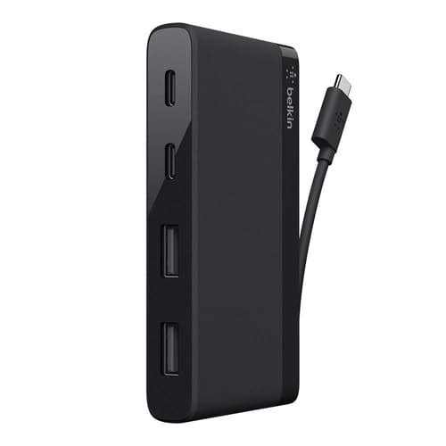 Belkin USB-C 4-Port Mini Hub F4U090BTBLK - 1