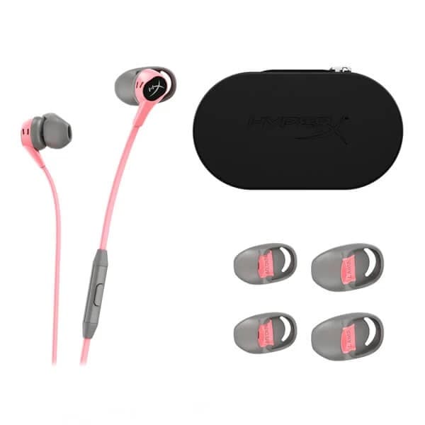 HyperX Cloud Earbuds Gaming Earphone (Pink) - 4