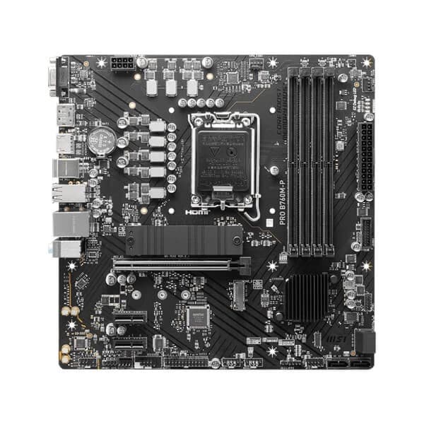 MSI Pro B760M-P DDR5 Motherboard Supports Intel 12th , 13th & 14th Gen Processors - 3