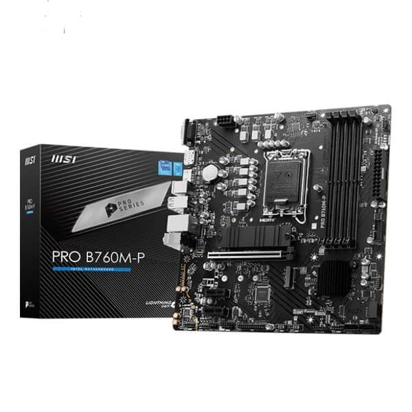 MSI Pro B760M-P DDR5 Motherboard Supports Intel 12th , 13th & 14th Gen Processors