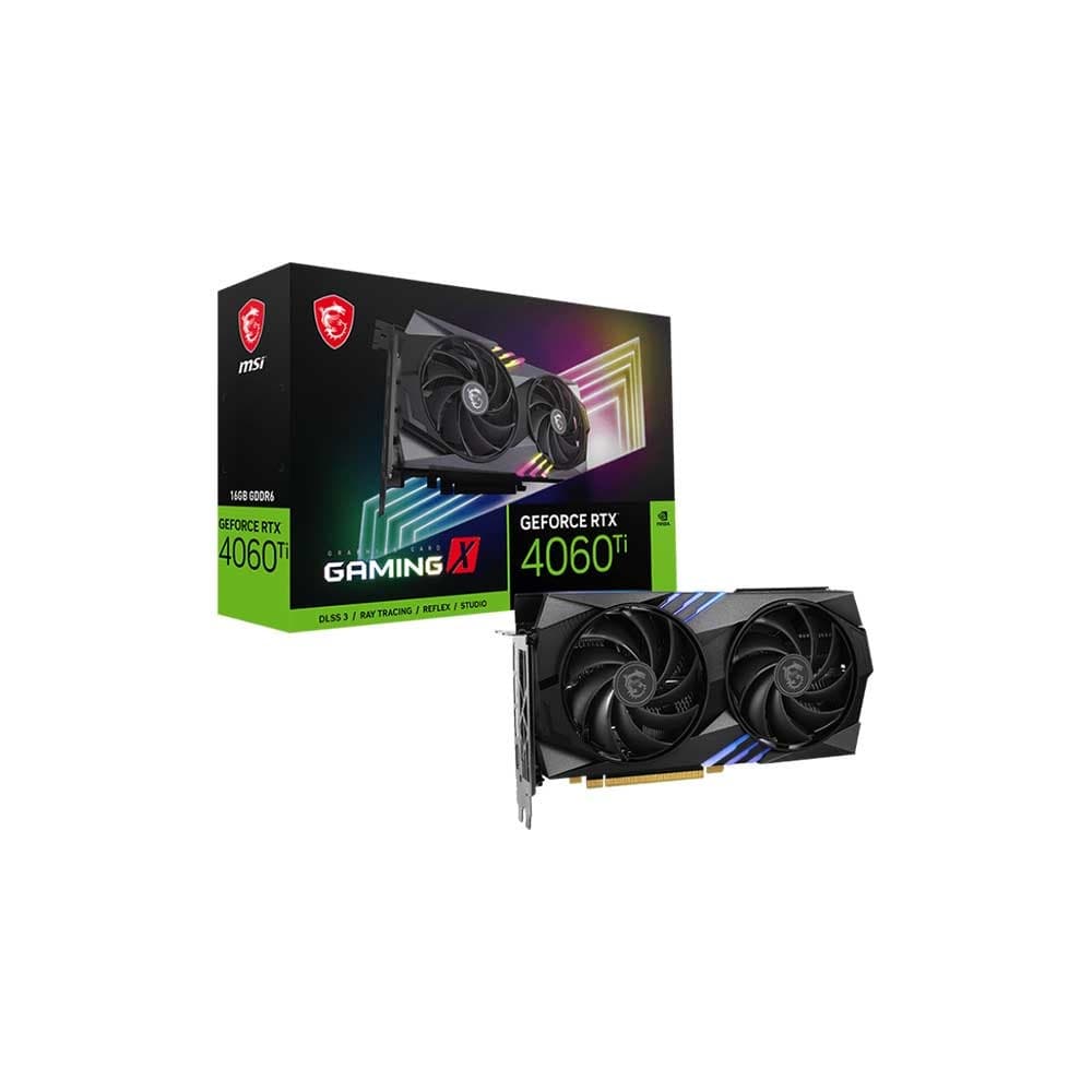 Msi Rtx 4060 Ti Gaming X 16Gb Graphics Card - 1