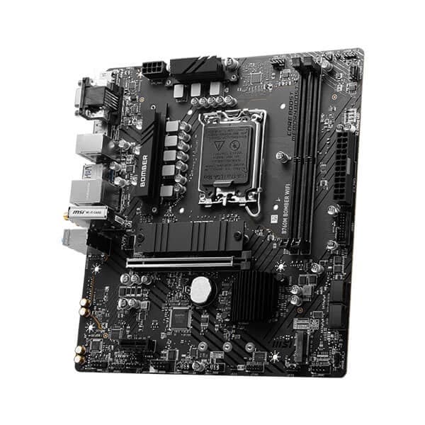MSI B760M Bomber WIFI Motherboard Supports Intel 12th , 13th & 14th Gen Processors - 4