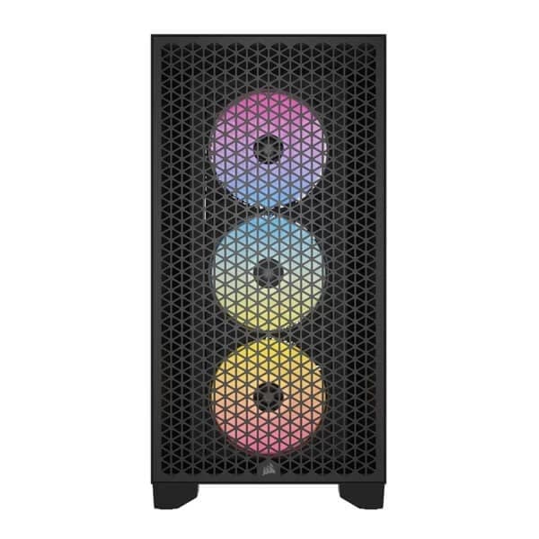 Corsair 3000D RGB Airflow Mid-Tower (ATX) Cabinet (Black) - 2