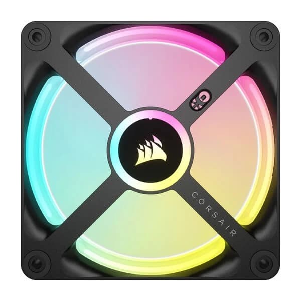 Corsair iCUE Link QX120 RGB PWM Cabinet Fan Expansion Kit Black (Single Pack) - 1