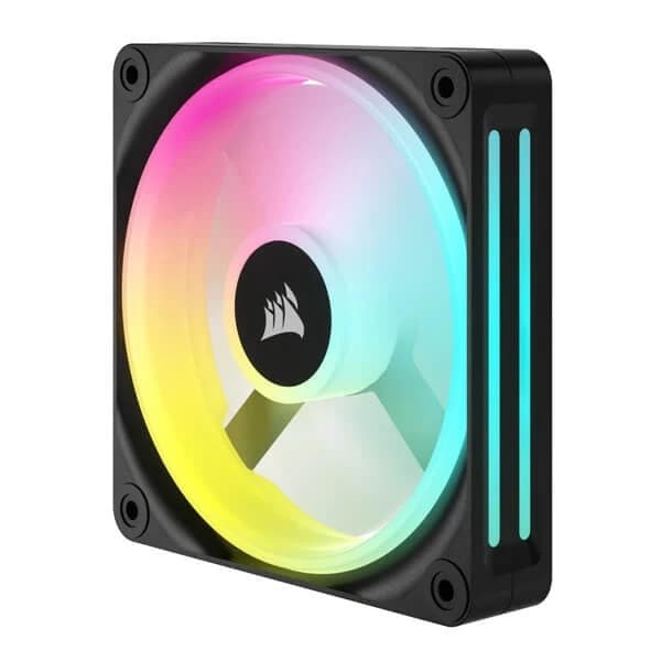Corsair iCUE Link QX120 RGB PWM Cabinet Fan Expansion Kit Black (Single Pack) - 2