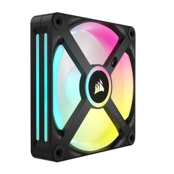Corsair iCUE Link QX120 RGB PWM Cabinet Fan Expansion Kit Black (Single Pack) - 3