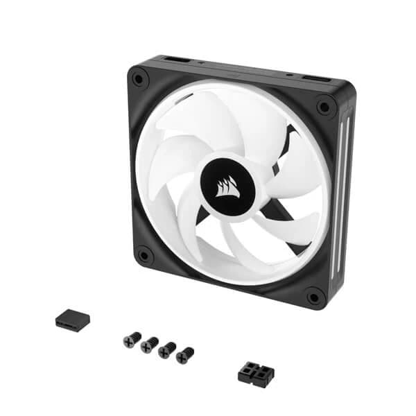 Corsair iCUE Link QX120 RGB PWM Cabinet Fan Expansion Kit Black (Single Pack) - 4