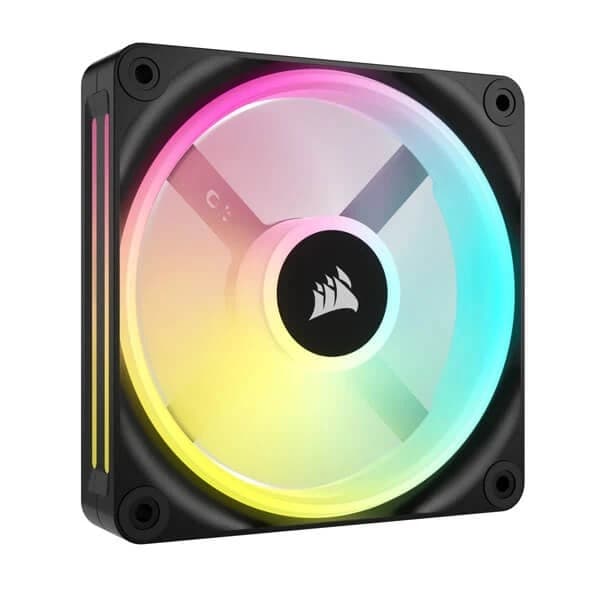 Corsair iCUE Link QX120 RGB PWM Cabinet Fan Expansion Kit Black (Single Pack) - 6