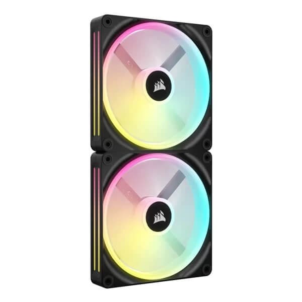 Corsair iCUE Link QX140 RGB Cabinet Fan Black (Dual Pack) - 4
