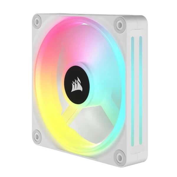 Corsair iCUE Link QX120 RGB Cabinet Fan White (Single Pack) - 5