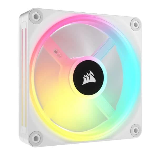 Corsair iCUE Link QX120 RGB Cabinet Fan White (Single Pack) - 2