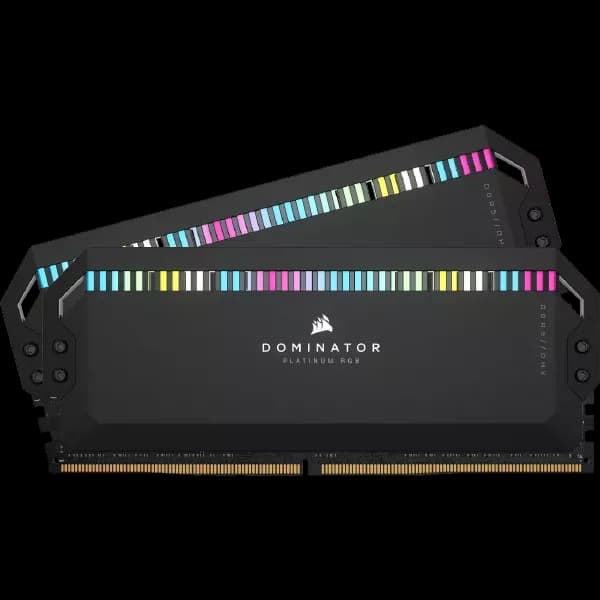 Corsair Dominator Platinum RGB DDR5 64GB (32GBx2) 6800MHz CL40 RAM (Black) - 2