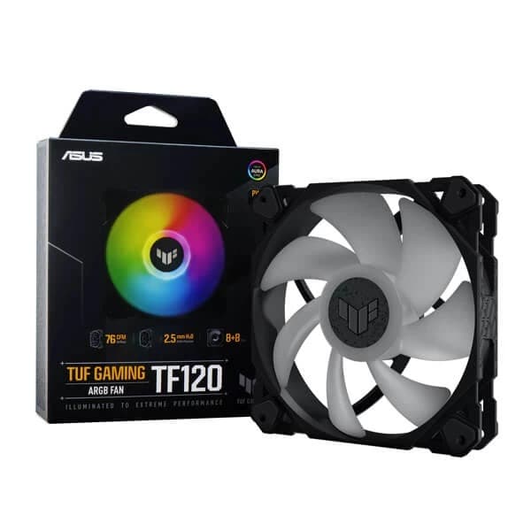 Asus TUF Gaming TF120 ARGB Cabinet Fan (Single Pack) - 4