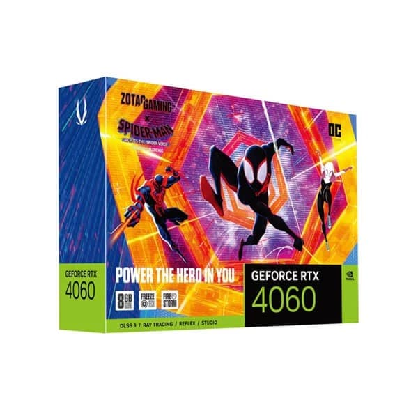 Zotac RTX 4060 OC 8gb Gddr6 Spiderman Edition Graphic Card ZT-D40600P-10SMP - 8