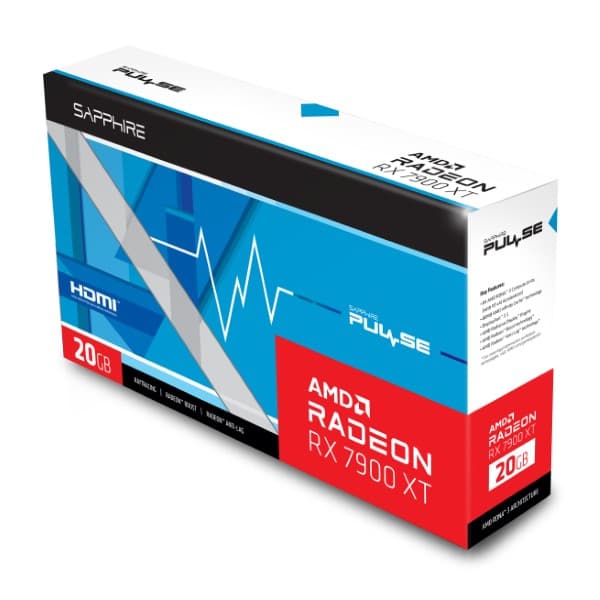 Sapphire Pulse AMD Radeon RX 7900 XT Gaming 20Gb GDDR6 - 7