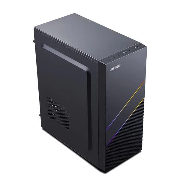 Ant Esports Si24 (ATX) Mid Tower Cabinet (Black) - 3