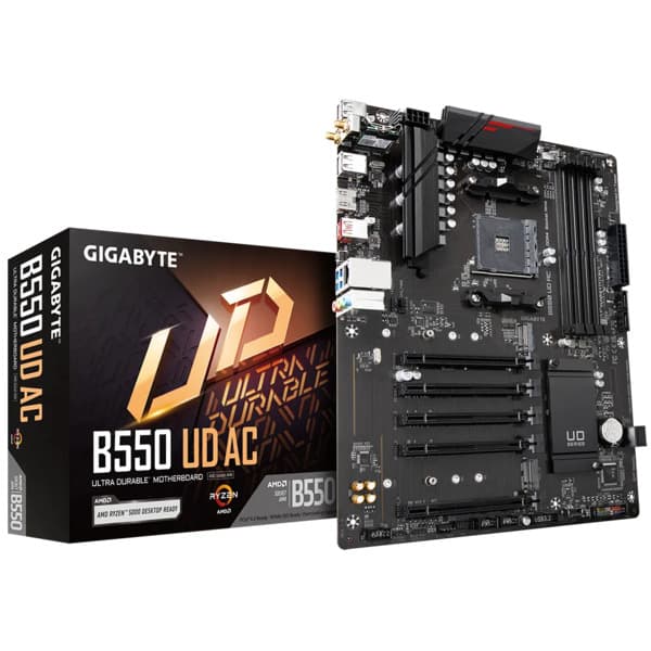 GIGABYTE B550 UD AC AM4 ATX Motherboard - 1