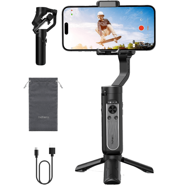 Hohem iSteady XE - 3 Axis Handheld Pocket Gimbal (Black) - 1