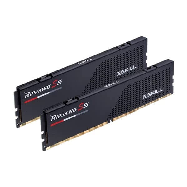 G.Skill Ripjaws S5 64GB (32GBx2) DDR5 6000MHz CL36 Desktop RAM (Black) - 2