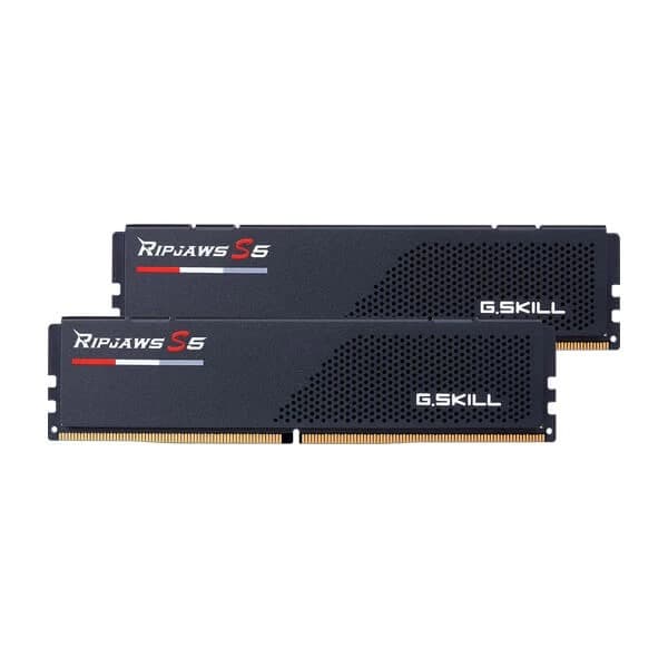 G.Skill Ripjaws S5 64GB (32GBx2) DDR5 6000MHz CL36 Desktop RAM (Black) - 1