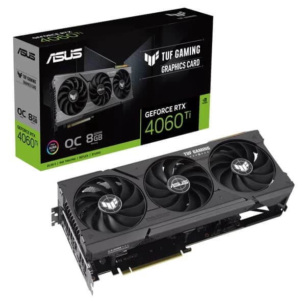 Asus TUF Gaming RTX 4060 Ti OC Edition 8GB Graphics Card - 1