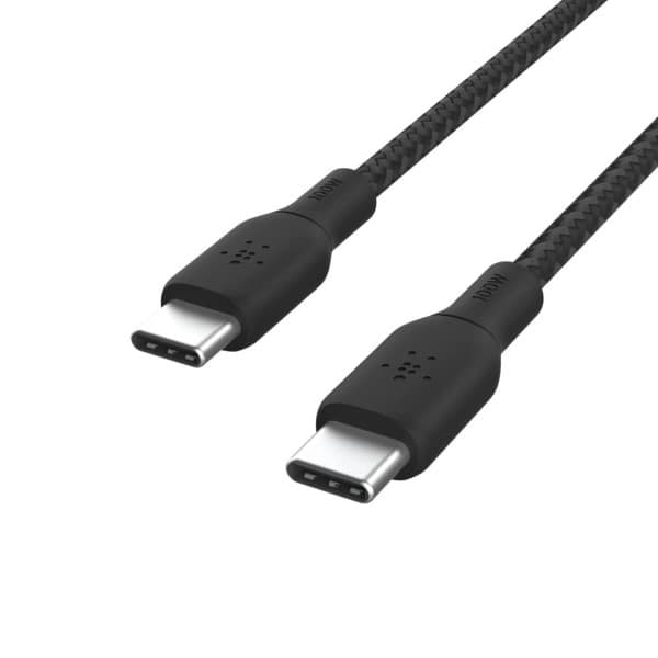 Belkin BoostCharge USB-C Braided 3M 100W PD -Black - 3