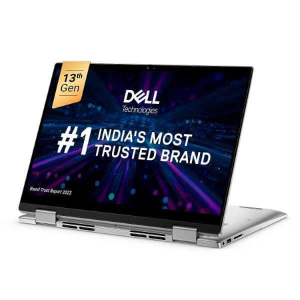 Dell Inspiron 7430 2in1 Touch Laptop, Intel Core i5-1335U Processor/8GB LP DDR5/1TB SSD/14.0" (35.56cm) FHD+ WVA with Comfortview Support Active Pen/Win11+MSO'21/15 Month McAfee/Platinum Silver/1.58kg