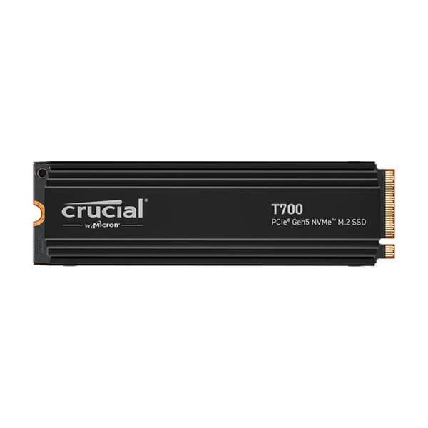 Crucial T700 1TB PCIe 5.0 x4 M.2 Internal SSD with Heatsink CT1000T700SSD5 - 1