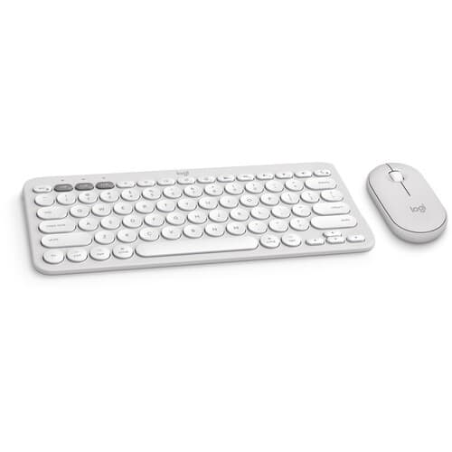 Logitech Pebble 2 Wireless Keyboard and Mouse Combo For Mac (White) - 1