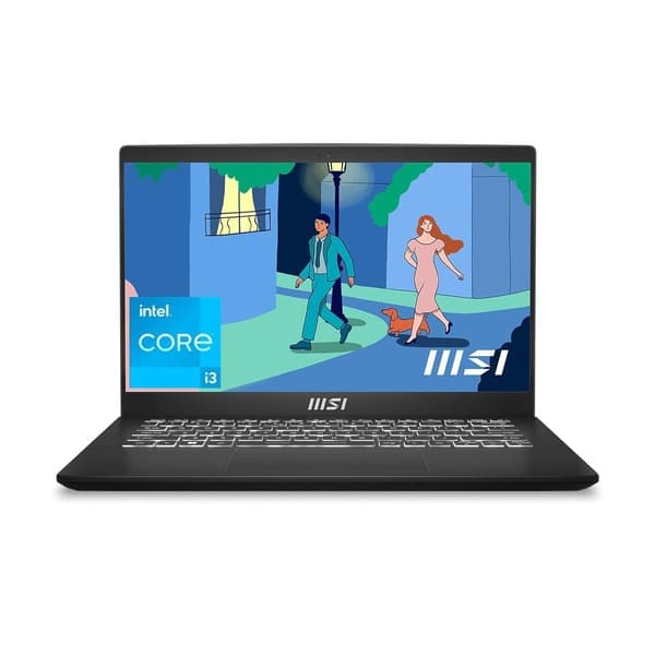 MSI Modern 15, Intel 11th Gen. i3-1115G4, 40CM FHD 60Hz Laptop (8GB/512GB NVMe SSD/Windows 11 Home/Intel UHD Graphics/Classic Black/1.7Kg), B11M-063IN - 1