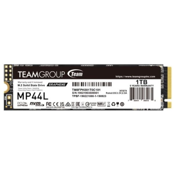 Teamgroup MP44L 1TB M.2 PCIe 4.0 SSD - 1