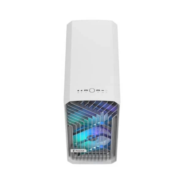 Fractal Design Torrent Compact TG Clear Tint RGB (E-ATX) Mid Tower Cabinet (White) - 5