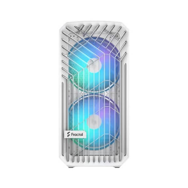 Fractal Design Torrent Compact TG Clear Tint RGB (E-ATX) Mid Tower Cabinet (White) - 8