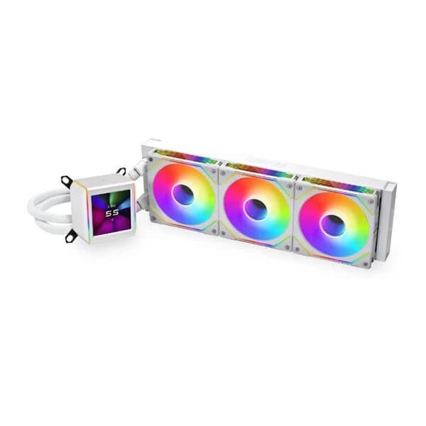 Lian Li Galahad II LCD SL-INF ARGB 360mm CPU Liquid Cooler (White) - 1