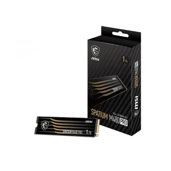 MSI Spatium M480 PRO 1TB PCIe 4.0 NVMe M.2 SSD - 1