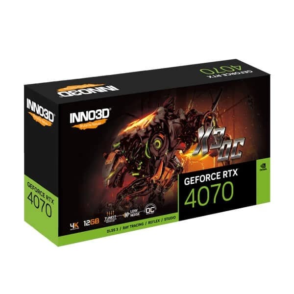 INNO 3D GeForce RTX 4070 X3 OC 12GB GDDR6X - 2