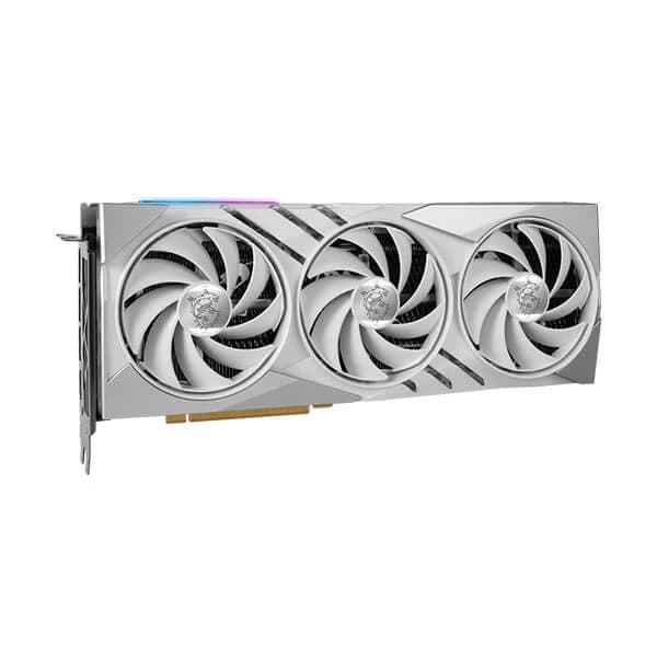MSI RTX 4060 Ti Gaming X Slim White 8GB Graphics Card - 1