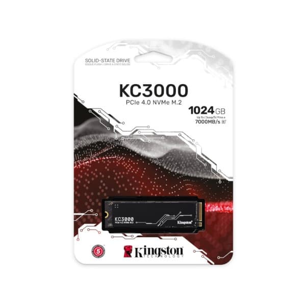 Kingston KC3000 1TB M.2 NVMe Gen4 SSD - 2